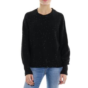 MAGLIA PAILLETTES HAVEONE NERO